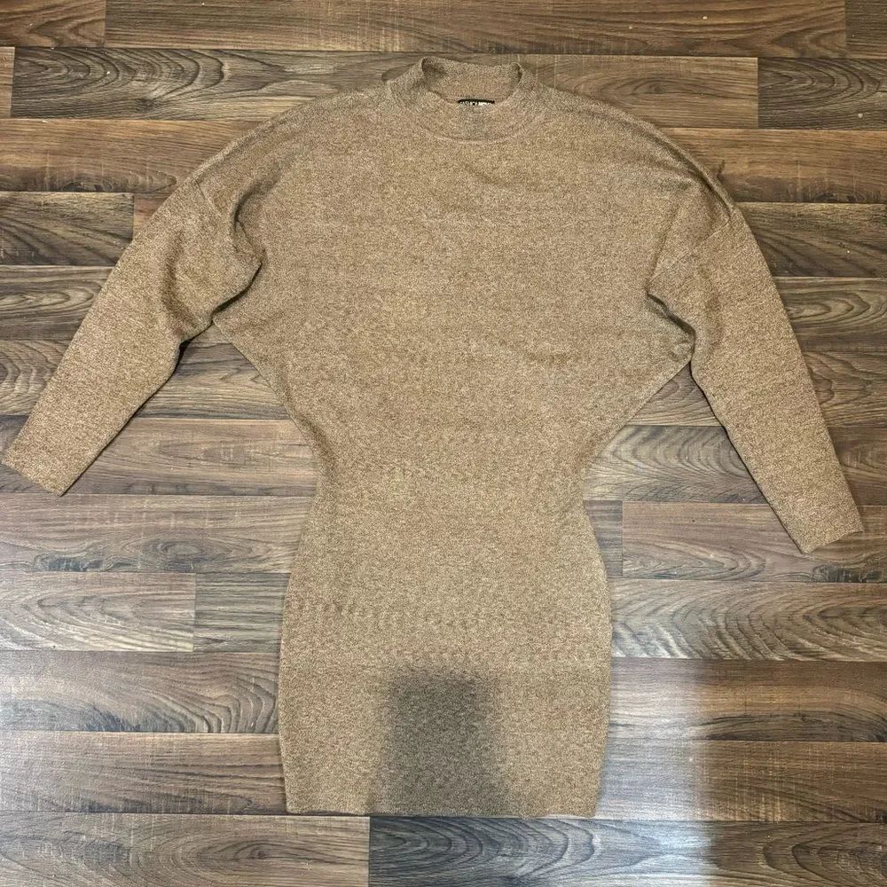 FN Nude Sweater Mini Dress
